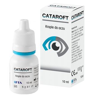 Cataroft, krople do oczu, 10 ml USZKODZONE OPAKOWANIE - zdjęcie produktu