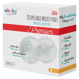 Akuku, wkładki laktacyjne ultrachłonne, 30 sztuk - miniaturka zdjęcia produktu
