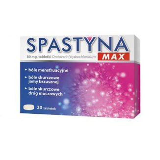 Spastyna Max 80 mg, 20 tabletek - zdjęcie produktu
