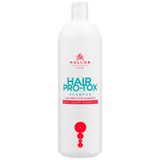 Kallos Hair Pro-Tox, szampon do włosów z keratyną, kolagenem i kwasem hialuronowym, 1000 ml - miniaturka zdjęcia produktu