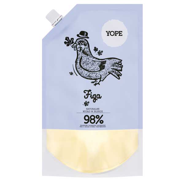 Nieznana Yope Figa, naturalne mydło w płynie do rąk, zapas, 500 ml