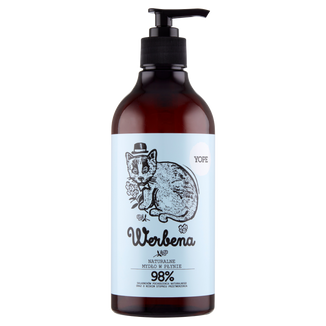 Yope Werbena, naturalne mydło w płynie do rąk, 500 ml - zdjęcie produktu