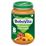BoboVita Deser, brzoskwinie, jabłko, mango, po 8 miesiącu, 190 g - miniaturka zdjęcia produktu