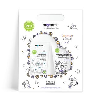 Momme, łagodny żel do mycia 2w1, 150 ml + masełko ziołowe, pielęgnacyjne, 150 ml KRÓTKA DATA - zdjęcie produktu