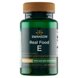 Swanson Real Food E, naturalna witamina E 400 IU, 60 kapsułek - miniaturka zdjęcia produktu