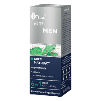 AVA Eco Men, krem regenerujący, matujący, 50 ml - zdjęcie produktu