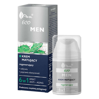 AVA Eco Men, krem regenerujący, matujący, 50 ml AVA Eco Men, krem regenerujący, matujący, 50 ml - zdjęcie produktu