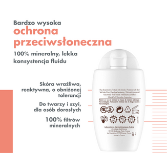 Avene Sun, ochronny fluid mineralny do twarzy skóra wrażliwa, SPF50, 40 ml - 3 Avene Sun, ochronny fluid mineralny do twarzy skóra wrażliwa, SPF50, 40 ml - 3 - zdjęcie produktu