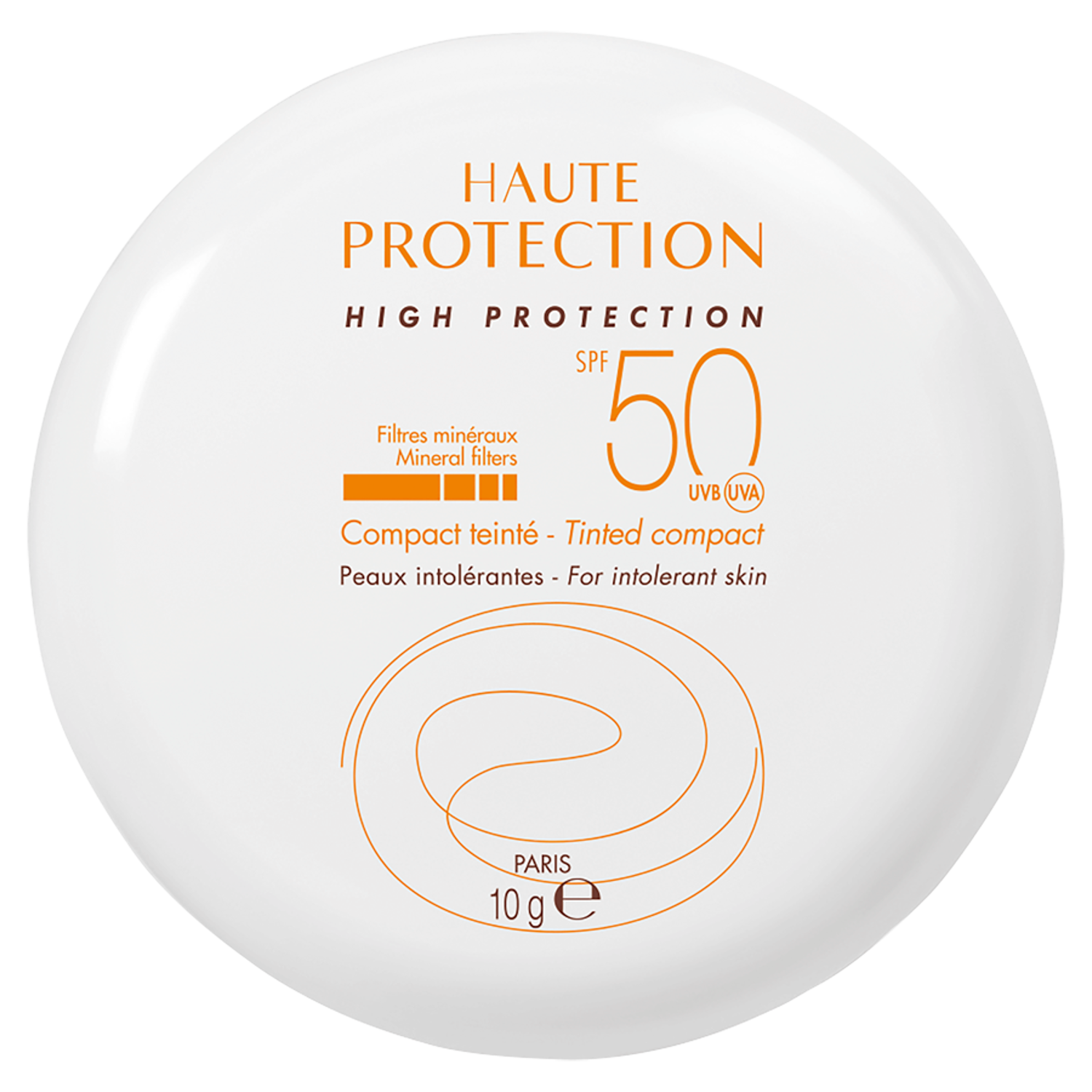 Avene Avene, ochronny podkład mineralny w kompakcie, piaskowy beige, skóra nadwrażliwa, SPF 50, 10 g — Inhaltsstoffe und Bewertung