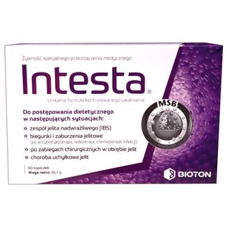 Intesta, 60 kapsułek USZKODZONE OPAKOWANIE Intesta, 60 kapsułek USZKODZONE OPAKOWANIE - zdjęcie produktu