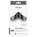 L'Biotica, głęboko oczyszczające plastry na nos z węglem drzewnym, 3 sztuki - miniaturka zdjęcia produktu