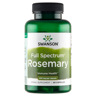 Swanson Full Spectrum Rosemary, rozmaryn, 90 kapsułek - zdjęcie produktu