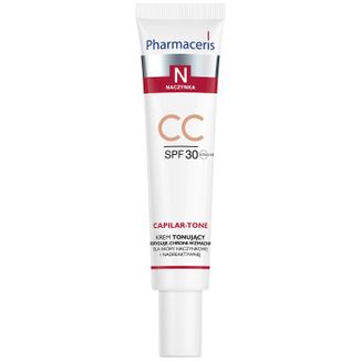 Pharmaceris N Capilar-Tone CC, krem tonujący, skóra naczynkowa i nadreaktywna, SPF 30, 40 ml USZKODZONE OPAKOWANIE - zdjęcie produktu