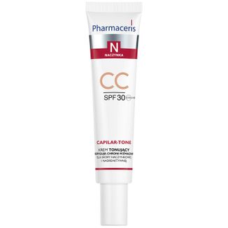 Pharmaceris N Capilar-Tone CC, krem tonujący, skóra naczynkowa i nadreaktywna, SPF 30, 40 ml - zdjęcie produktu