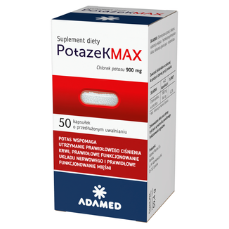 Potazek MAX, 50 kapsułek USZKODZONE OPAKOWANIE Potazek MAX, 50 kapsułek USZKODZONE OPAKOWANIE - zdjęcie produktu
