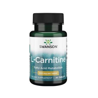 Swanson L-Carnitine, L-karnityna 500 mg, 30 tabletek - zdjęcie produktu
