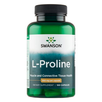 Swanson L-Proline, L-prolina, 100 kapsułek - zdjęcie produktu