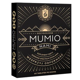 Mumio Oczyszczone, 60 tabletek USZKODZONE OPAKOWANIE - zdjęcie produktu