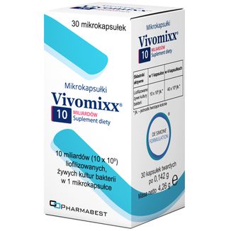 Vivomixx Mikrokapsułki 10 miliardów, 30 sztuk - zdjęcie produktu