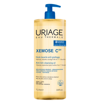 Uriage Xemose, olejek do kąpieli i pod prysznic, 1 L - zdjęcie produktu