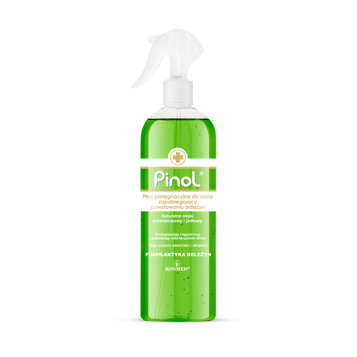 Nieznana Kosmed Pinol, płyn pielęgnujący do ciała zapobiegający odleżynom, 500 ml
