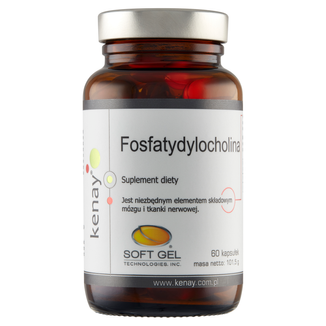 Kenay Fosfatydylocholina, 60 kapsułek - zdjęcie produktu