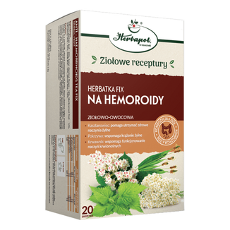 Herbapol Na Hemoroidy, herbatka fix ziołowo-owocowa, 2 g x 20 saszetek - zdjęcie produktu