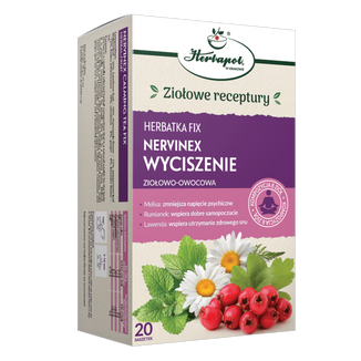 Herbapol Nervinex Wyciszenie, herbatka fix ziołowo-owocowa, 2 g x 20 saszetek - zdjęcie produktu