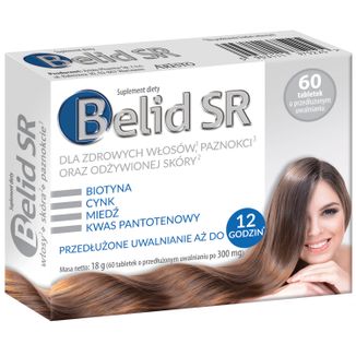 Belid SR, 60 tabletek o przedłużonym uwalnianiu - zdjęcie produktu