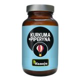 Hanoju, Kurkuma + piperyna, Oczyszczanie, 90 kapsułek - miniaturka zdjęcia produktu