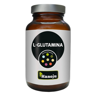 Hanoju, L-Glutamina 500 mg, Aminokwasy, 90 kapsułek - zdjęcie produktu
