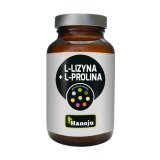 Hanoju L-lizyna + L-prolina, 90 kapsułek - miniaturka zdjęcia produktu
