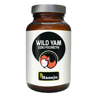 Hanoju Wild Yam, dziki pochrzyn, 90 kapsułek - zdjęcie produktu