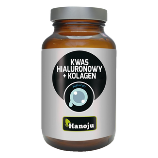 Hanoju Kwas hialuronowy + kolagen, 60 kapsułek - zdjęcie produktu