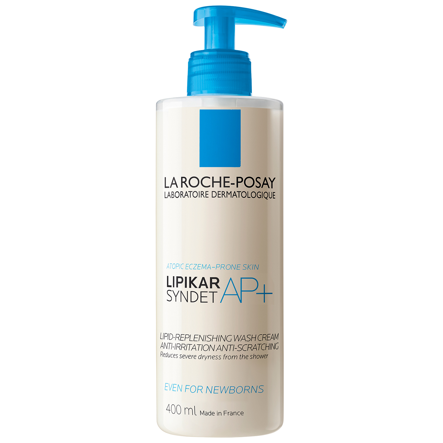 La Roche Posay La Roche-Posay Lipikar Syndet AP+, krem myjący do ciała uzupełniający poziom lipidów, od urodzenia, 400 ml