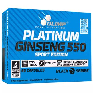 Olimp Platinum Ginseng Sport Edition, 60 kapsułek - zdjęcie produktu