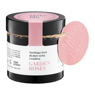 Make Me Bio Garden Roses, nawilżający krem do skóry suchej i wrażliwej, 60 ml - zdjęcie produktu