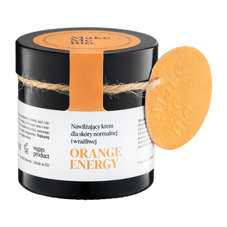 Make Me Bio Orange Energy, nawilżający krem dla skóry normalnej i wrażliwej, 60 ml - zdjęcie produktu