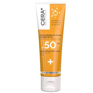 Cera+ Solutions, krem ochronny na słońce z filtrami, dla dzieci od 1 miesiąca życia, SPF 50, 50ml - zdjęcie produktu