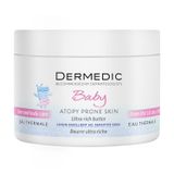 Dermedic Linum Emolient Baby, masło intensywnie natłuszczające do twarzy i ciała od 1 dnia życia, skóra sucha, bardzo sucha i atopowa, 225 g - miniaturka zdjęcia produktu