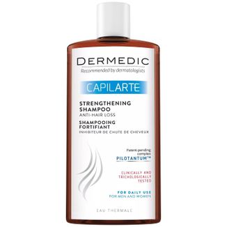 Dermedic Capilarte, szampon wzmacniający, hamujący wypadanie włosów, 300 ml - zdjęcie produktu