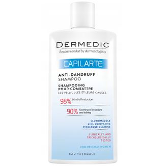 Dermedic Capilarte, szampon zwalczający łupież i jego przyczyny, 300 ml - zdjęcie produktu