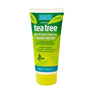Beauty Formulas Tea tree, peeling oczyszczający do twarzy, 150 ml - zdjęcie produktu