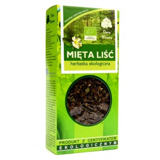 Dary Natury Liść mięty, herbatka ekologiczna, 25 g - zdjęcie produktu