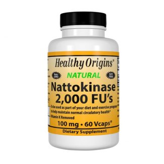 Healthy Origins, Nattokinaza 2000, 60 kapsułek - zdjęcie produktu