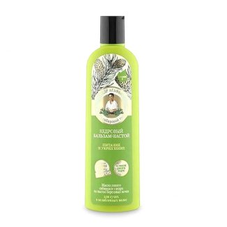 Babuszka Agafia, balsam do włosów suchych i osłabionych, cedrowy, 280 ml Babuszka Agafia, balsam do włosów suchych i osłabionych, cedrowy, 280 ml - zdjęcie produktu