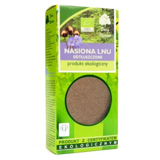 Dary Natury Nasiona lnu, odtłuszczone, ekologiczne, 100 g - zdjęcie produktu