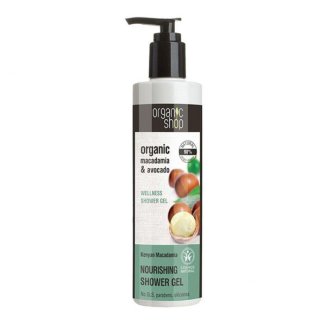 Organic Shop, odżywczy żel pod prysznic, Kenijska Macadamia, 280 ml - zdjęcie produktu