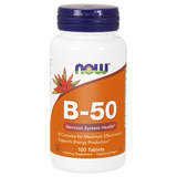 Now Foods B-50, kompleks witamin B, 100 tabletek - miniaturka zdjęcia produktu