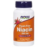 Now Foods Flush-Free Niacin, niacyna 250 mg, 90 kapsułek - miniaturka zdjęcia produktu